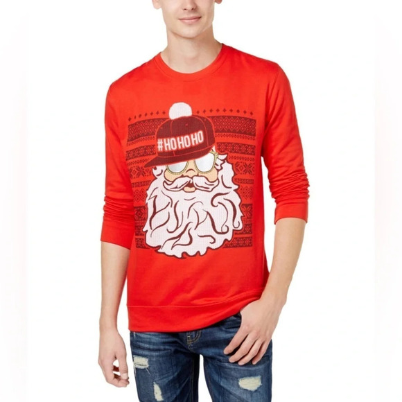 🌸American Rag Santa Sweatshirt Unisex Size Small - Picture 1 of 9